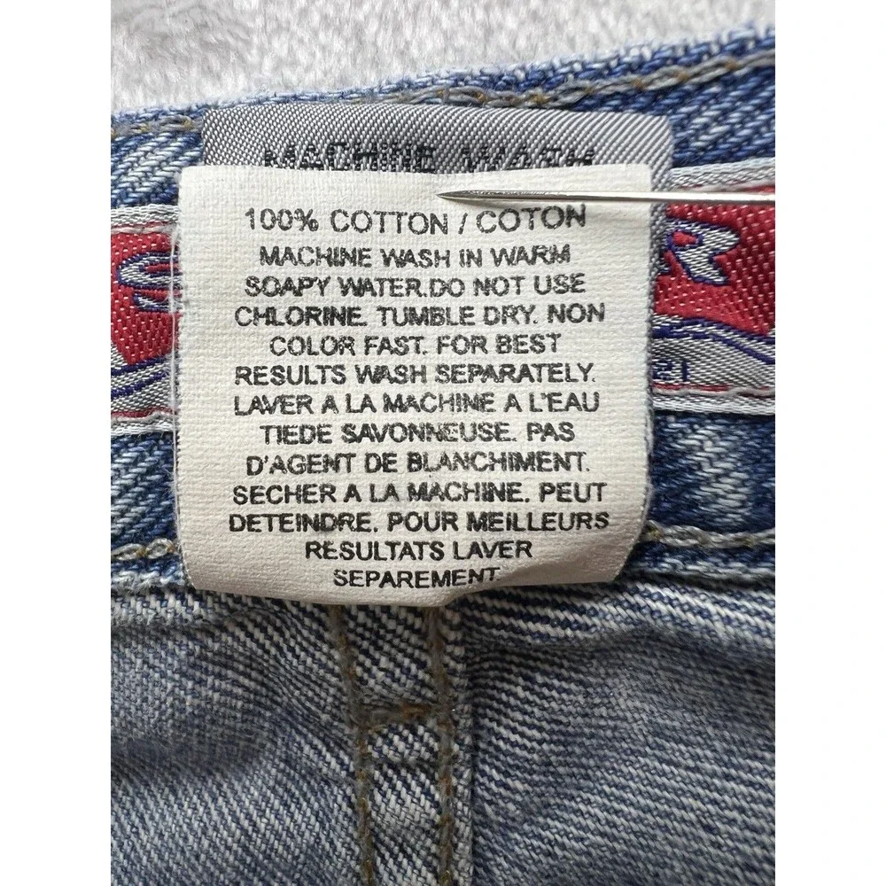 Vintage Silver Jeans Mens 27x32 Made In Canada Straight Leg Button Fly